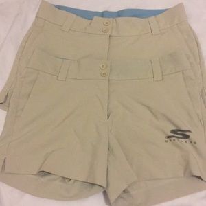 TWO pairs of Skechers golf shorts.Great condition!